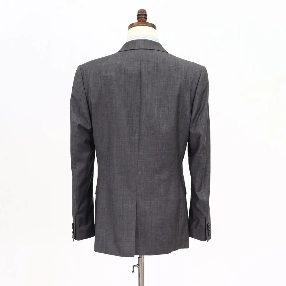 Express 42L Gray Solid 2-Button Sport Coat Blazer Jacket V113